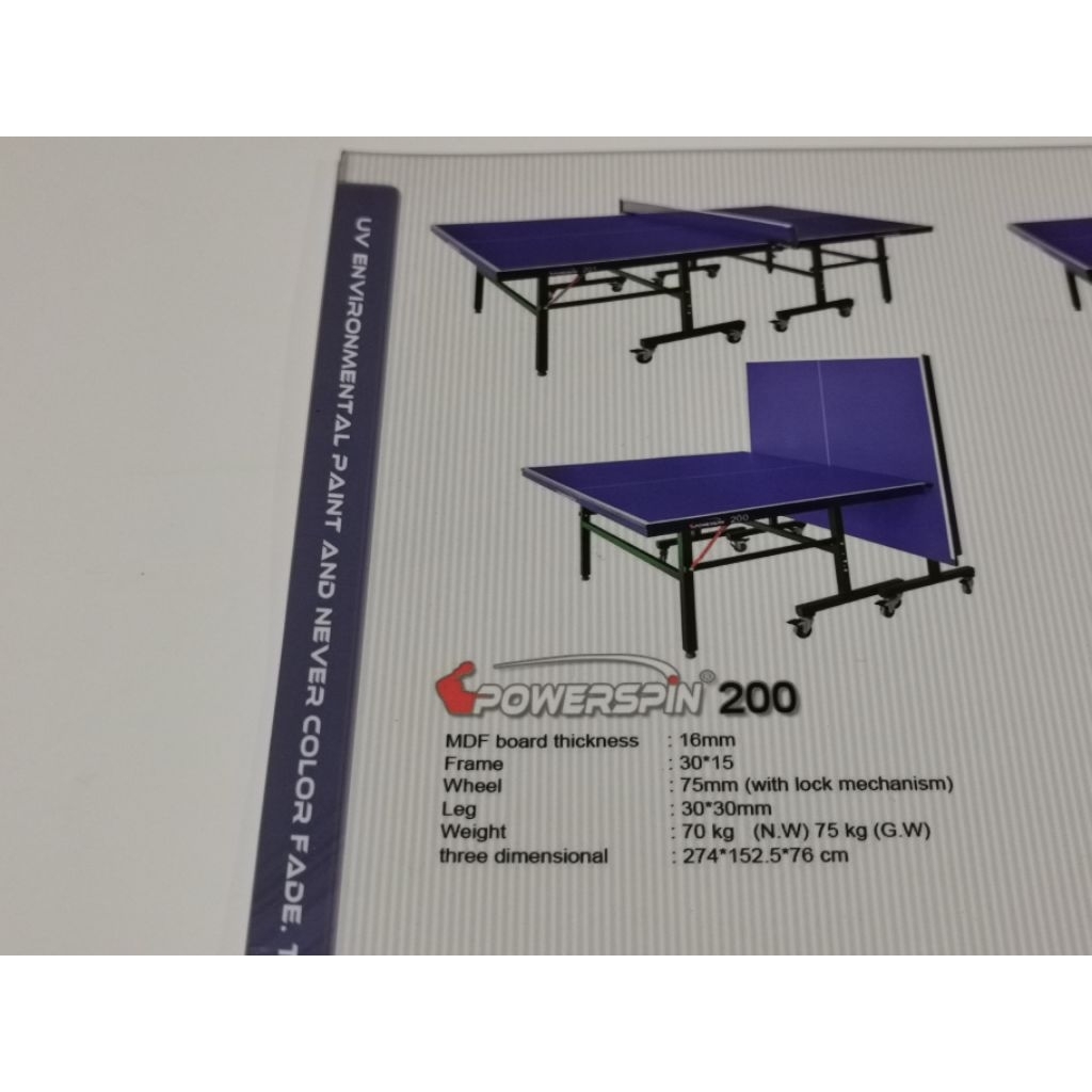 Meja tenis meja pingpong power spin 200