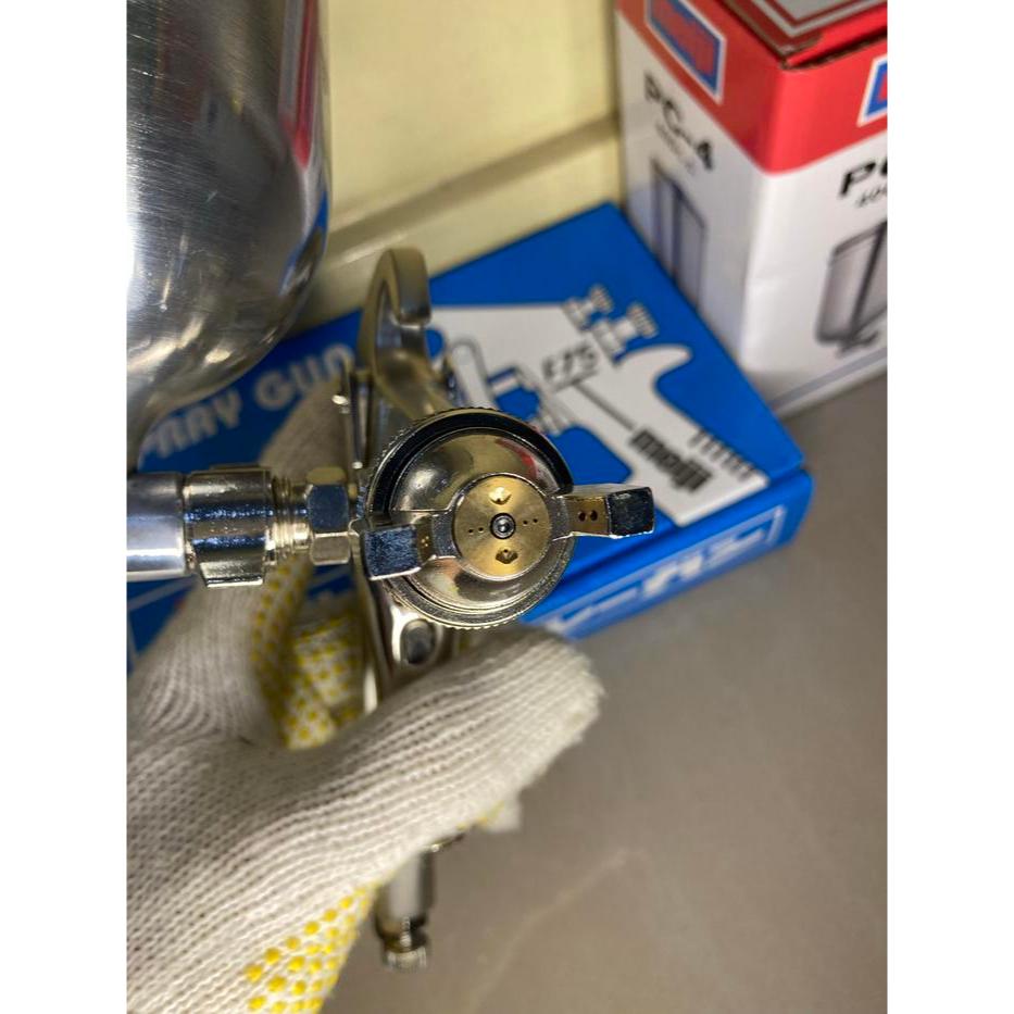 MEIJI JAPAN SPRAY GUN F75 TABUNG ATAS SPET SEMPROTAN CAT KOMPRESOR ORI