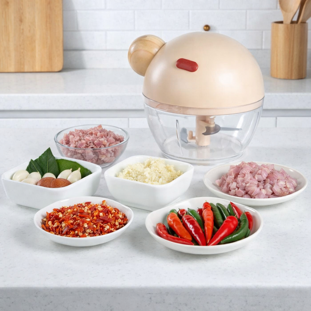 Chopper Manual Tarik Chopper Manual Daging Bumbu Halus Chopper Manual Blender