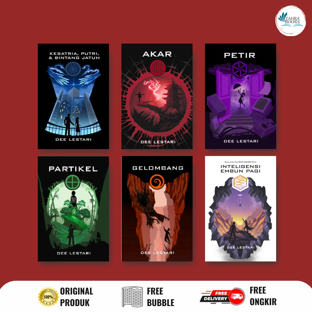 NOVEL SUPERNOVA 1: Kesatria, Putri, dan Bintang Jatuh Republish 1, SUPERNOVA 2: Akar, SUPERNOVA 3: P