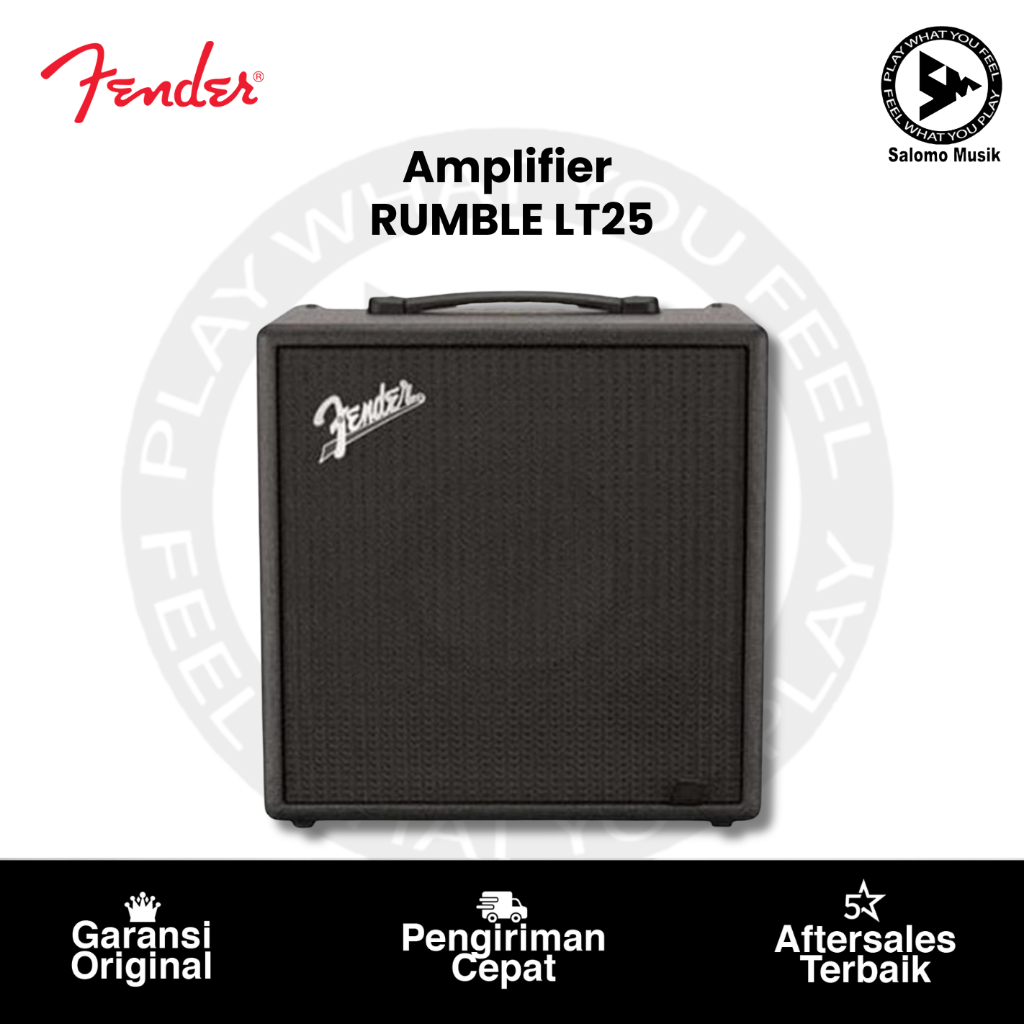 Ampli Bass Fender Rumble Lt25 Bass Combo Amplifier Original