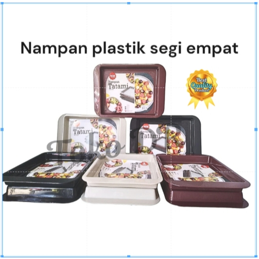 Nampan plastik segi empat Tatami NP-003 / GBU / Plastik