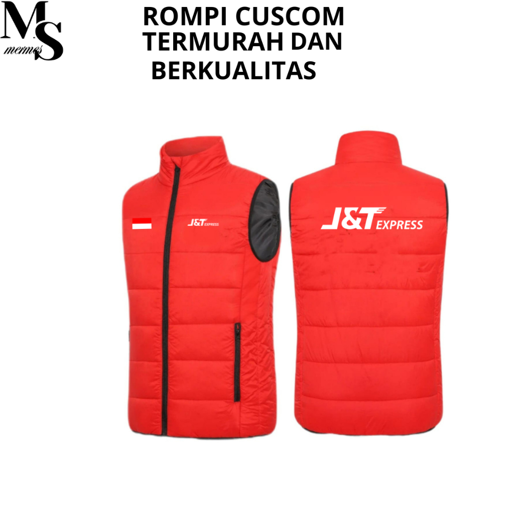 ROMPI J&T EXPRESS ROMPI KURIR EXPRESS TERBARU BAHAN ANTI ANGIN & AIR - BISA COSTUM
