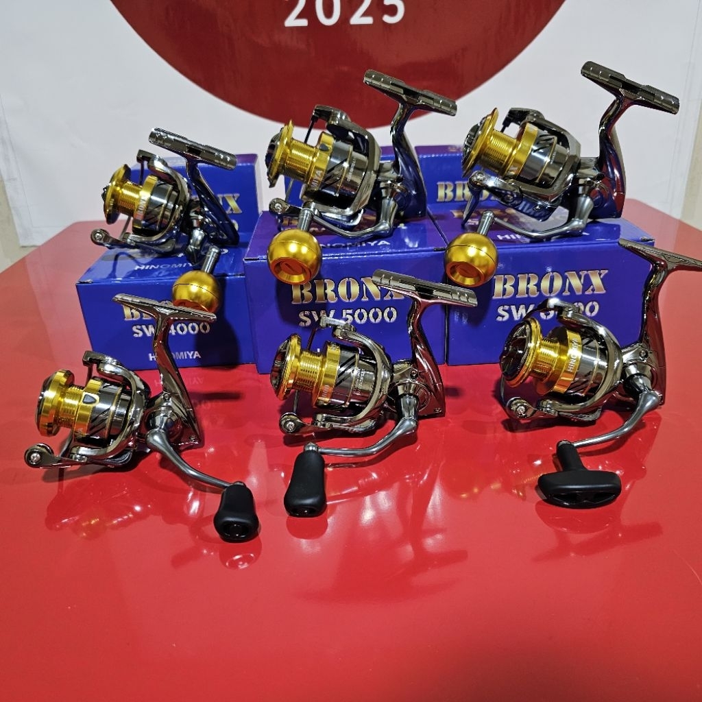HINOMIYA - Reel HINOMIYA Bronx SaltWater - 1000 2000 3000 4000 5000 6000