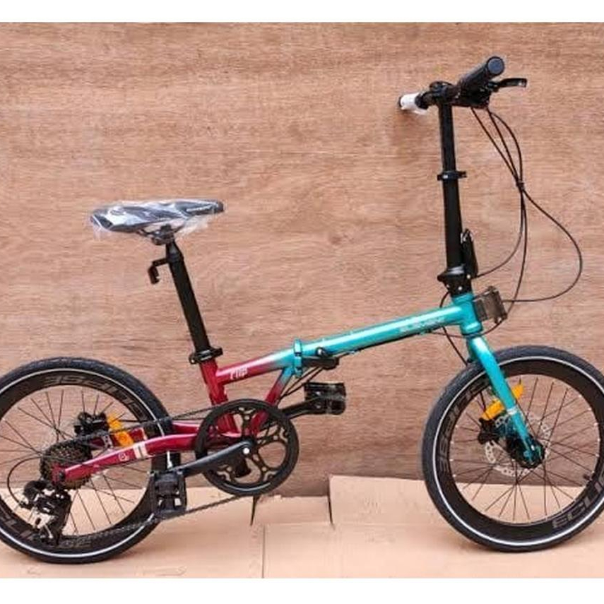 SEPEDA LIPAT // FOLDING BIKE ELEMENT CLIP 20 INCH HIDROULIC