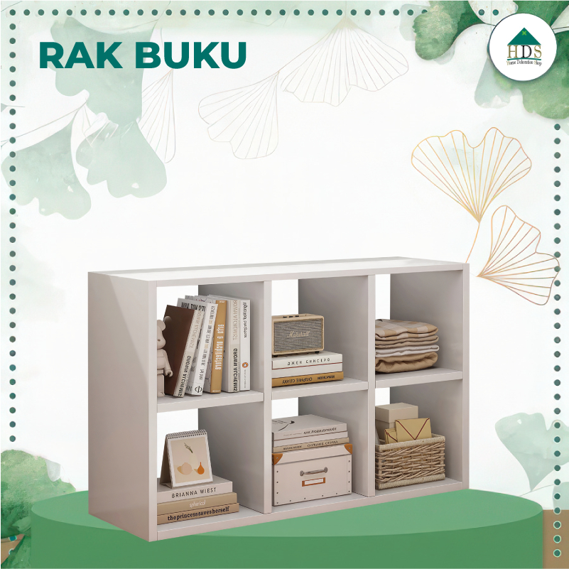 HOME DEKORATION - Rak Buku Lemari Buku Rak Serbaguna Minimalis Modern