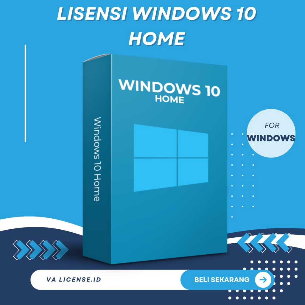 Lisensi windows 10 Home sekali aktivasi