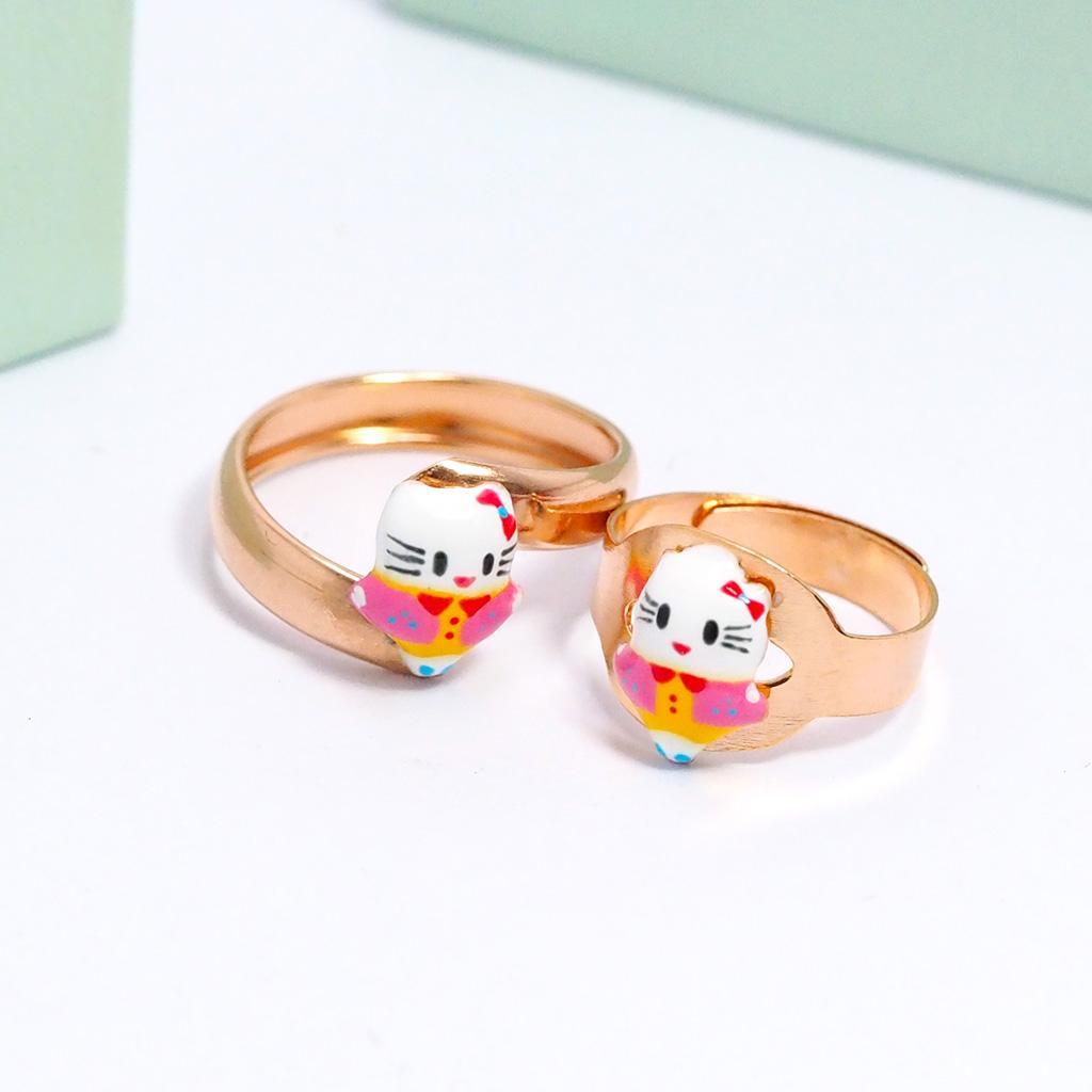 CINCIN ANAK KECIL EMAS ASLI KADAR 375 MOTIF MUNECA CINCIN BALITA LUCU CINCIN ANAK BONEKA CCL 18