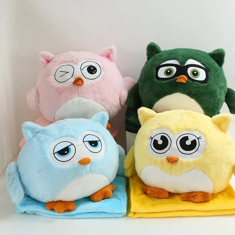 BONEKA OWL / BURUNG HANTU SIZE S / Mainan Anak Lucu Burung Hantu/ Boneka Edukasi Anak