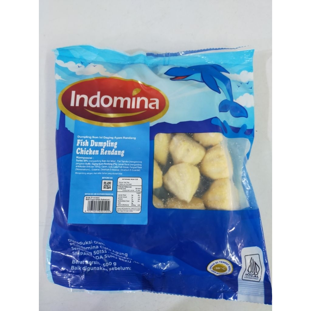 indomina dumpling chicken rendang 500g