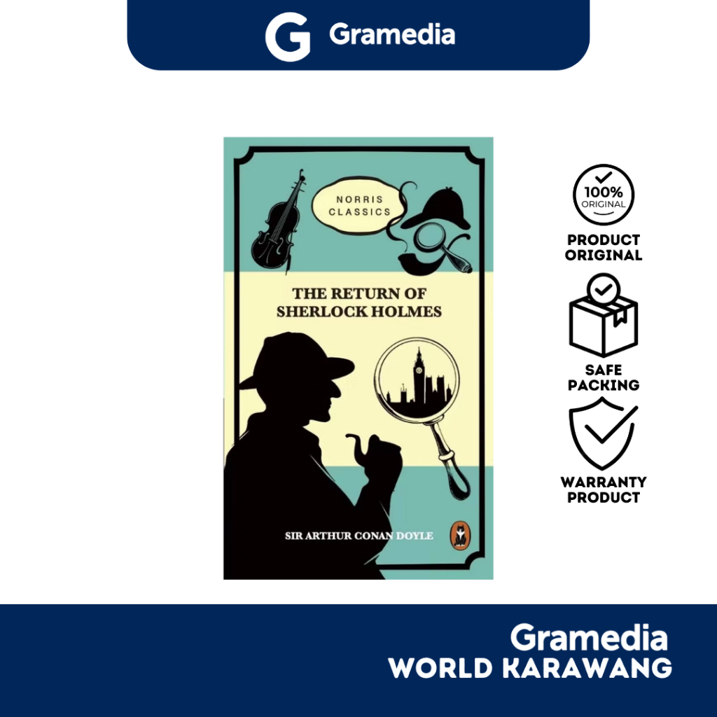 Gramedia Karawang - Buku Novel - The Return of Sherlock Holmes - Sir Arthur Conan Doyle - English Ve