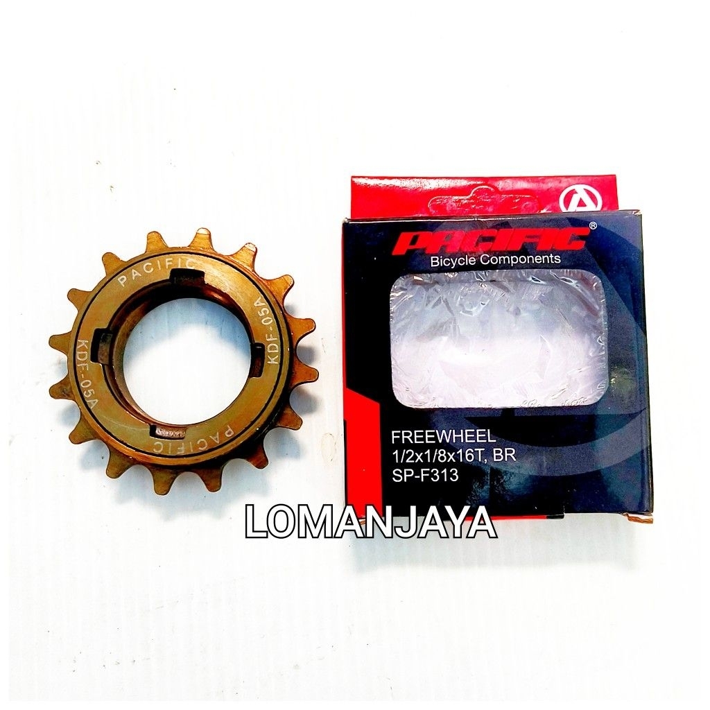 Gir Jangkrik Freewheel Jangkrik 16T Sepeda Bmx Pacific Brown