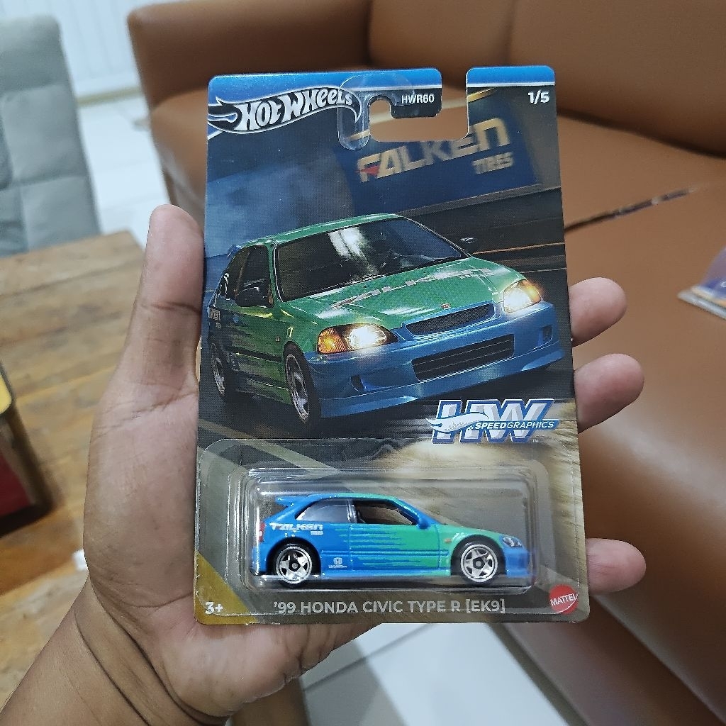 HOTWHEELS HW SPEED GRAPHICS FALKEN 99 HONDA CIVIC TYPE R EK9