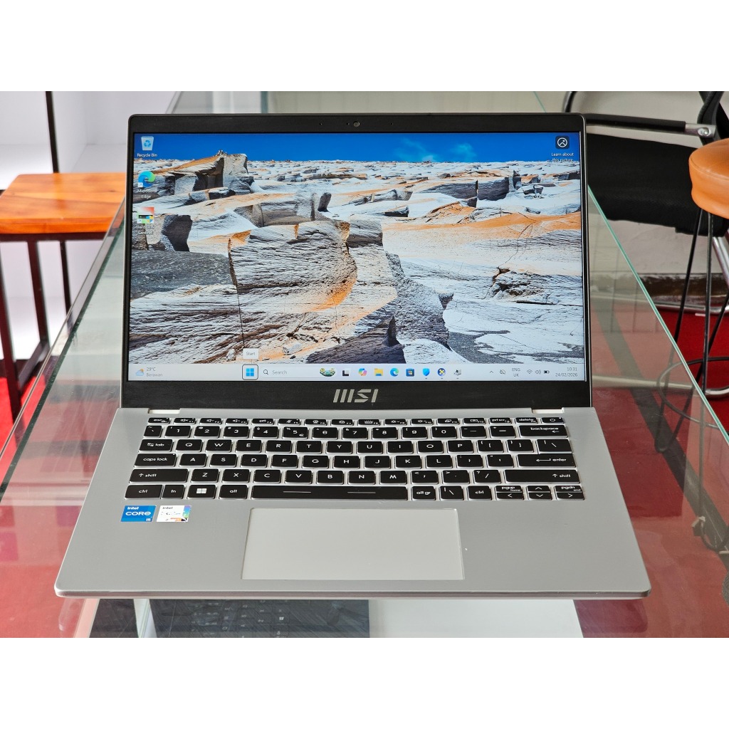 MSI MODERN 14 C11M intel Core i5 Gen 11 Ram 8 GB SSD 512 GB intel iris Xe Slim Ringan Premium Bisnis