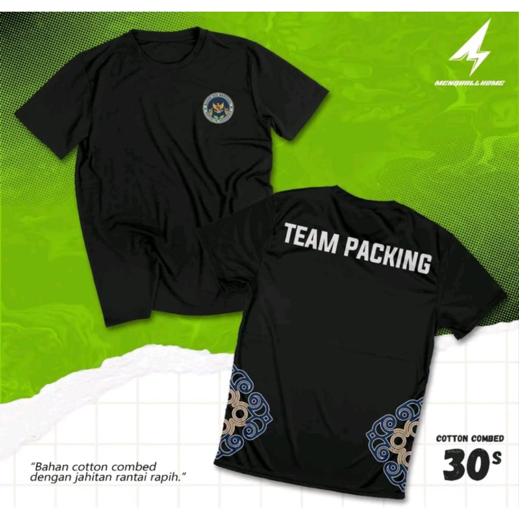 kaos team packing terbaru
