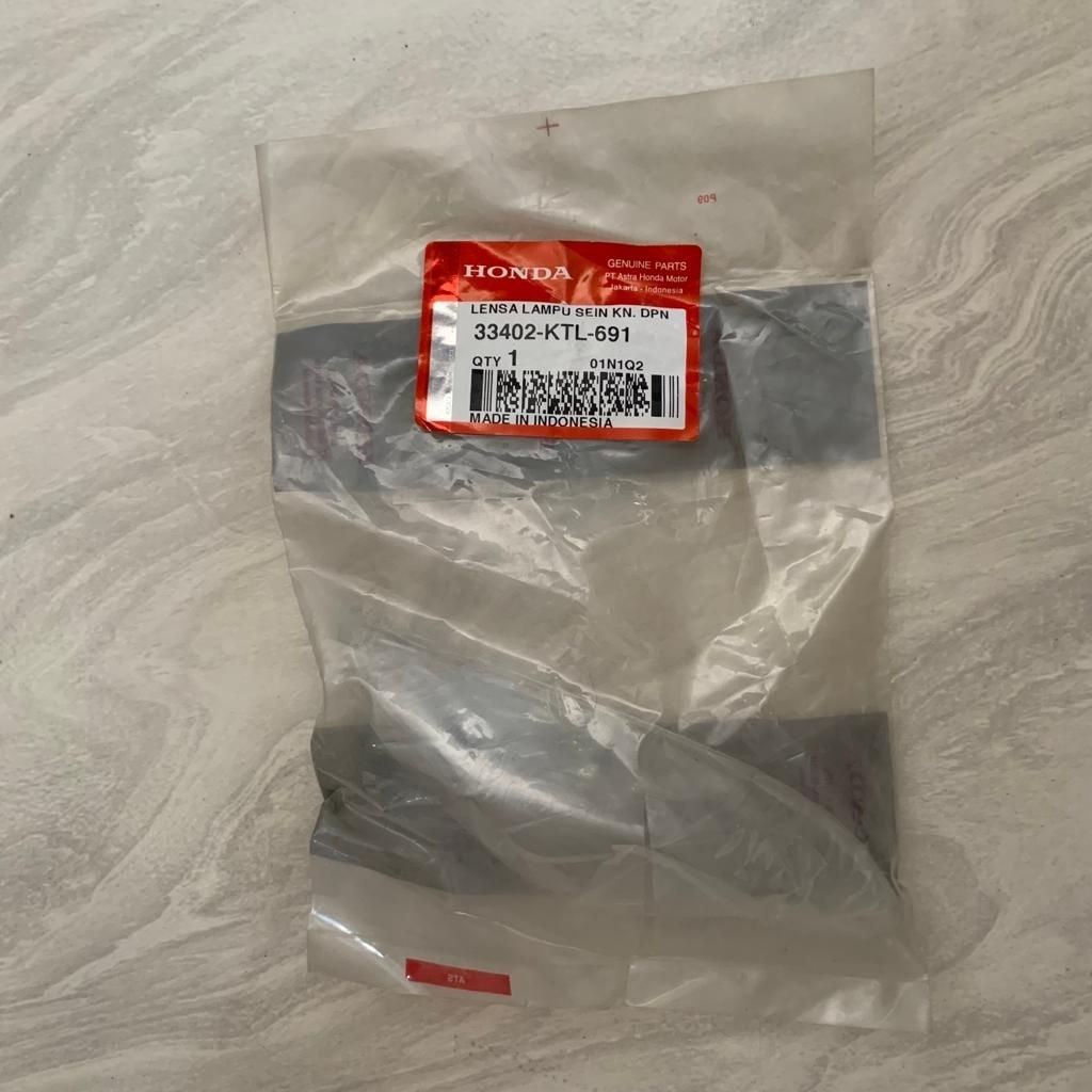 33402-KTL-691 Mika Lampu Riting Kanan Depan Honda Supra Fit New Ori AHM