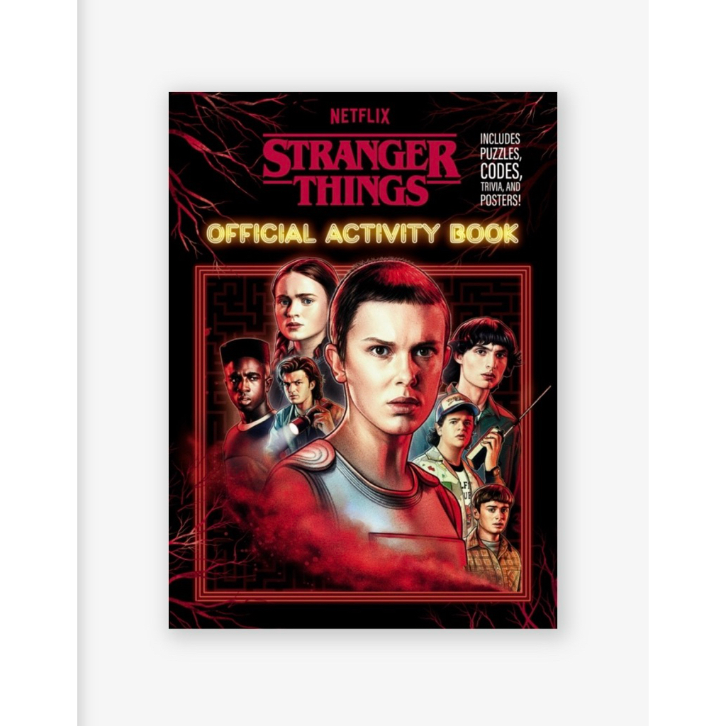 the stranger things official activity book
