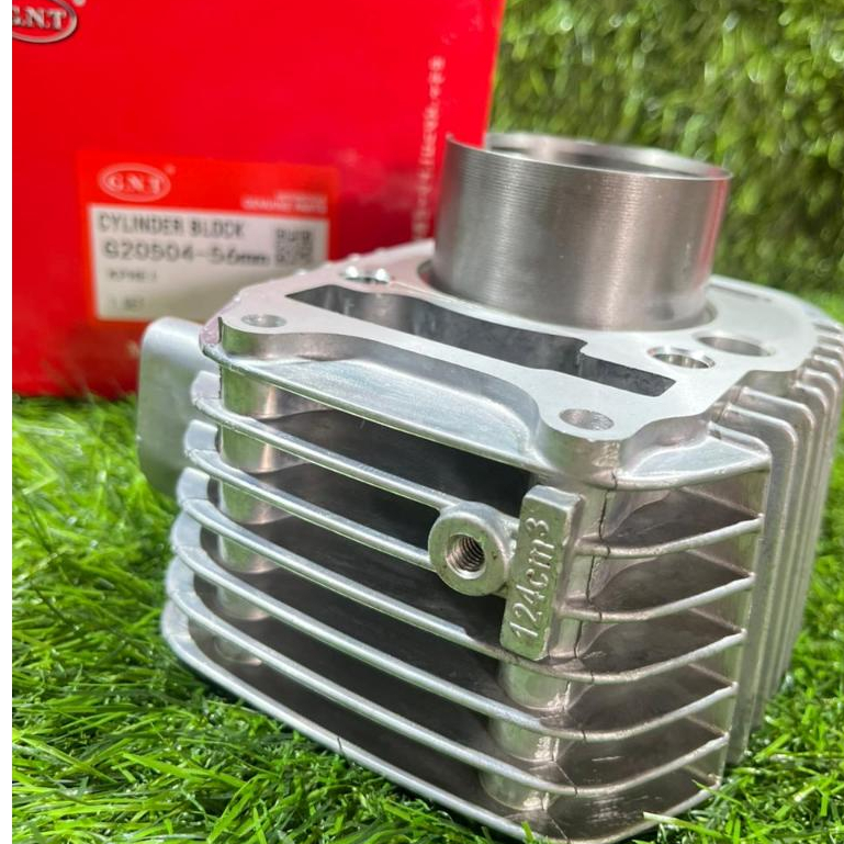 BLOK SEHER/BORING KARISMA SUPRA X 125 KARBU BORE UP 57MM/CYLINDER BLOK BORE UP 57 MM KHARISMA POWERO