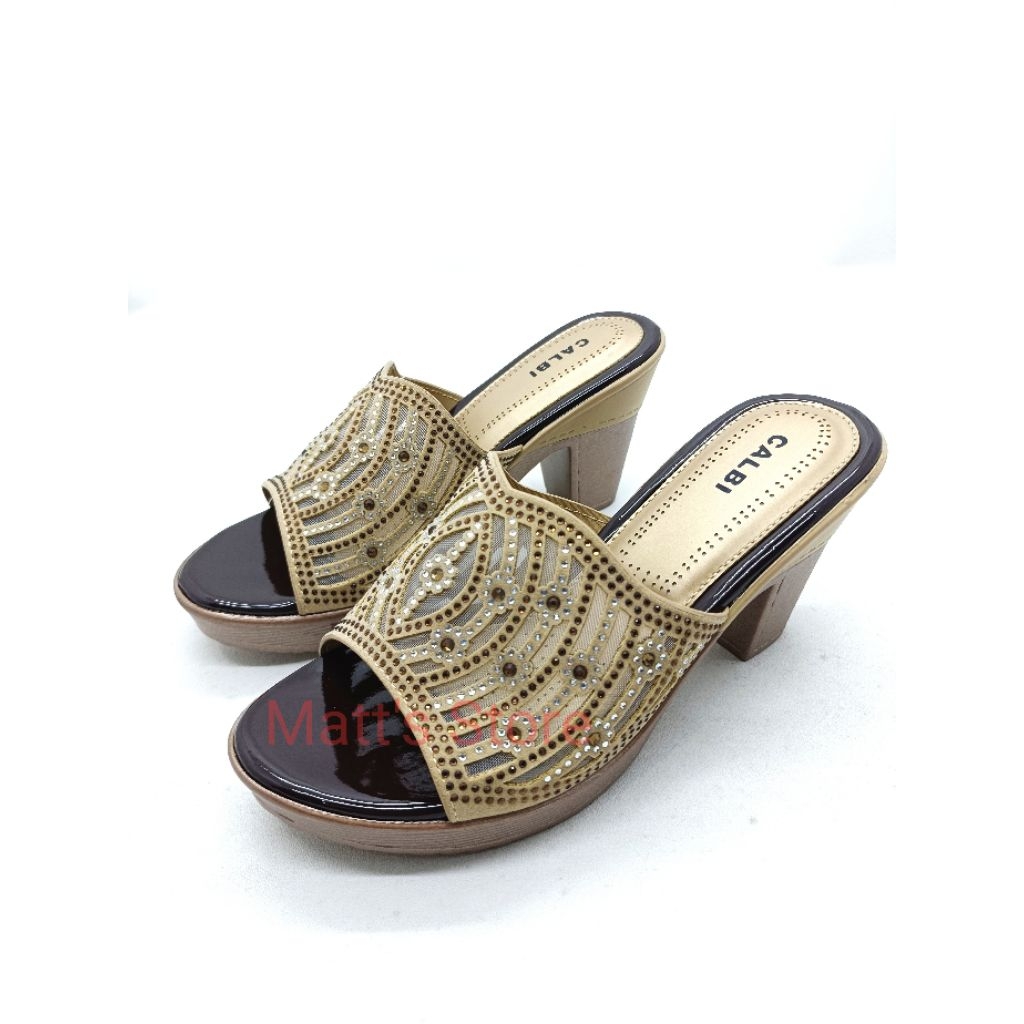 Sandal heels pesta Calbi 16BX 1986 - 100% original