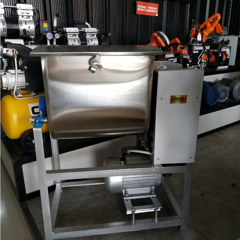 OSSEL Mixer Adonan Horizontal 15Kg Ossel Mixer Mie Mixer Roti Horizontal Dough Mixer H0-15B OSSEL