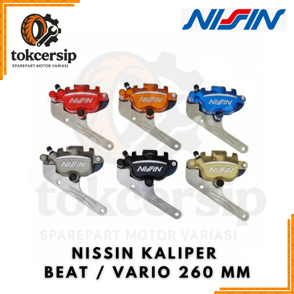 NISSIN KALIPER BEAT / VARIO UKURAN 260MM ORIGINAL 2 PISTON NISIN SAMURAI BRAKE