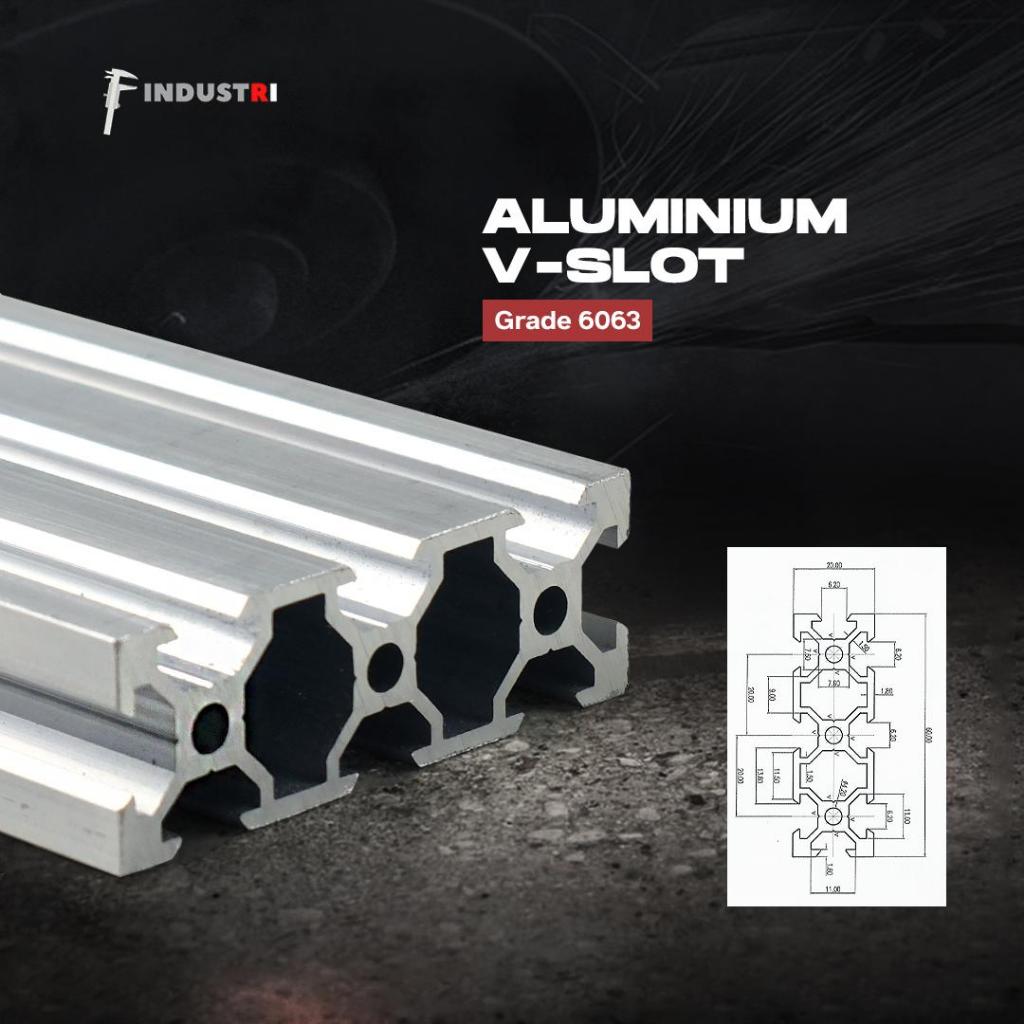 Aluminium profile V Slot 2060 | Aluminium CNC Track T slot conveyor