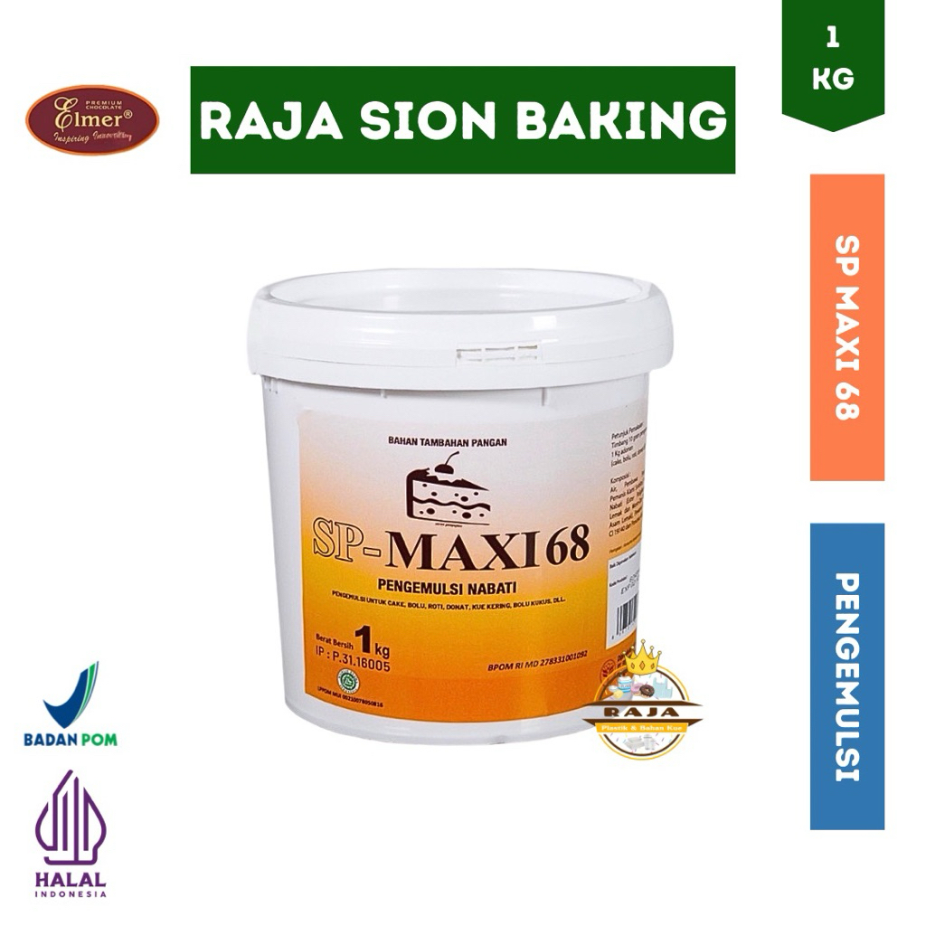 SP MAXI 68 Bakerline Pengembang Kue 1 KG Pail / SP Pengembang Kue