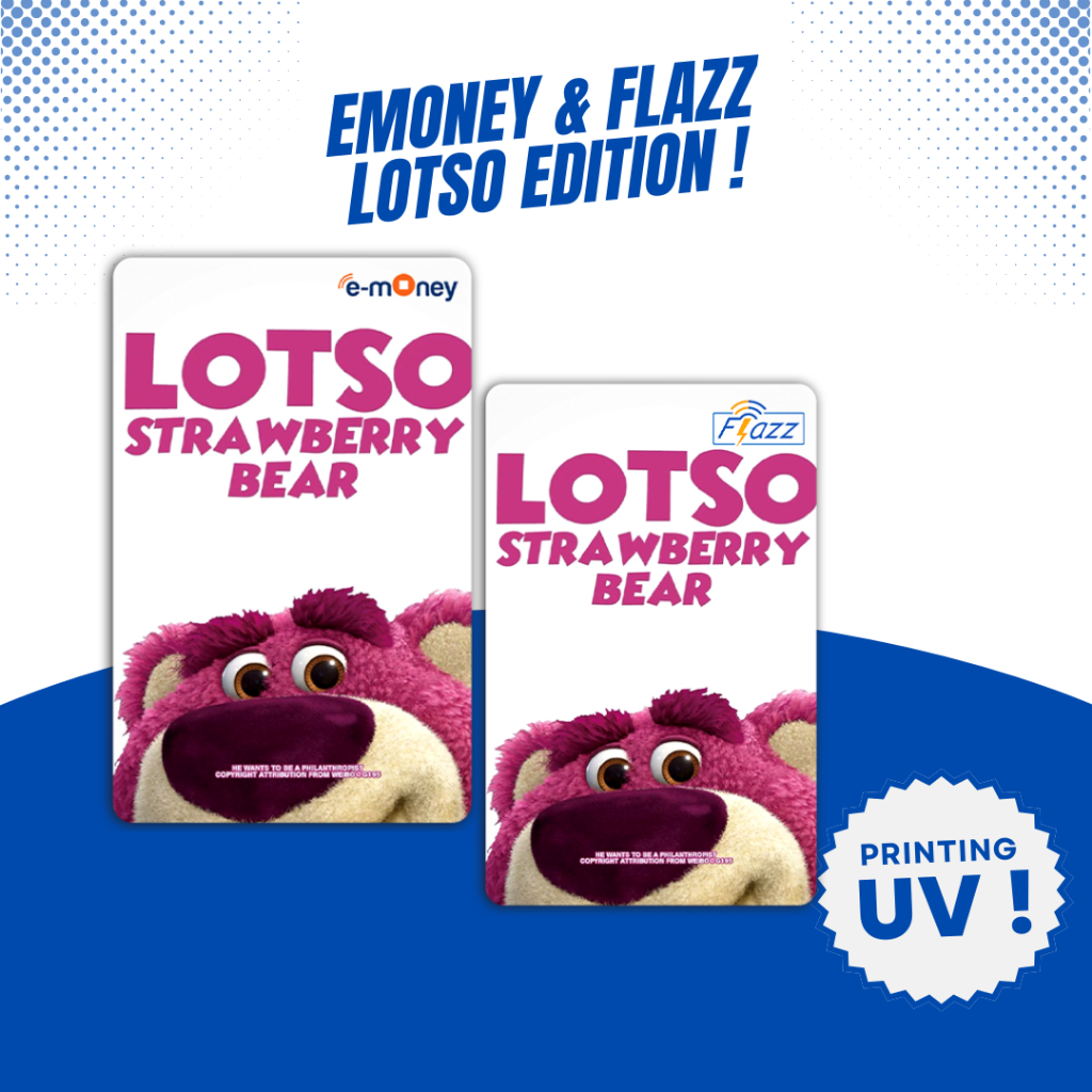 EMONEY FLAZZ MANDIRI BCA SUPPORT NFC - Lotso - Toy Story - Kartu Emoney Flazz Gen 2 Support NFC