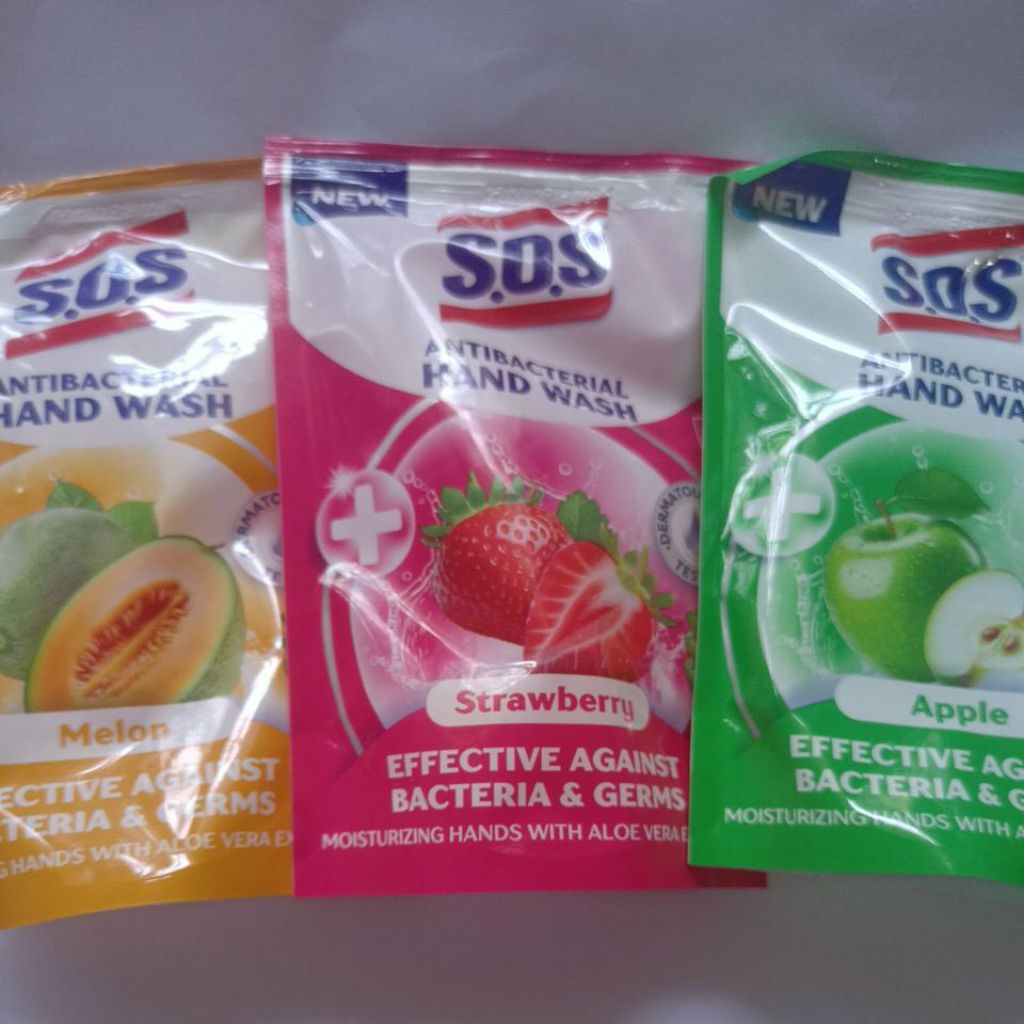SOS Antibacterial Handwash  REFILL / SOS sabun cuci tangan REFILL 300ml