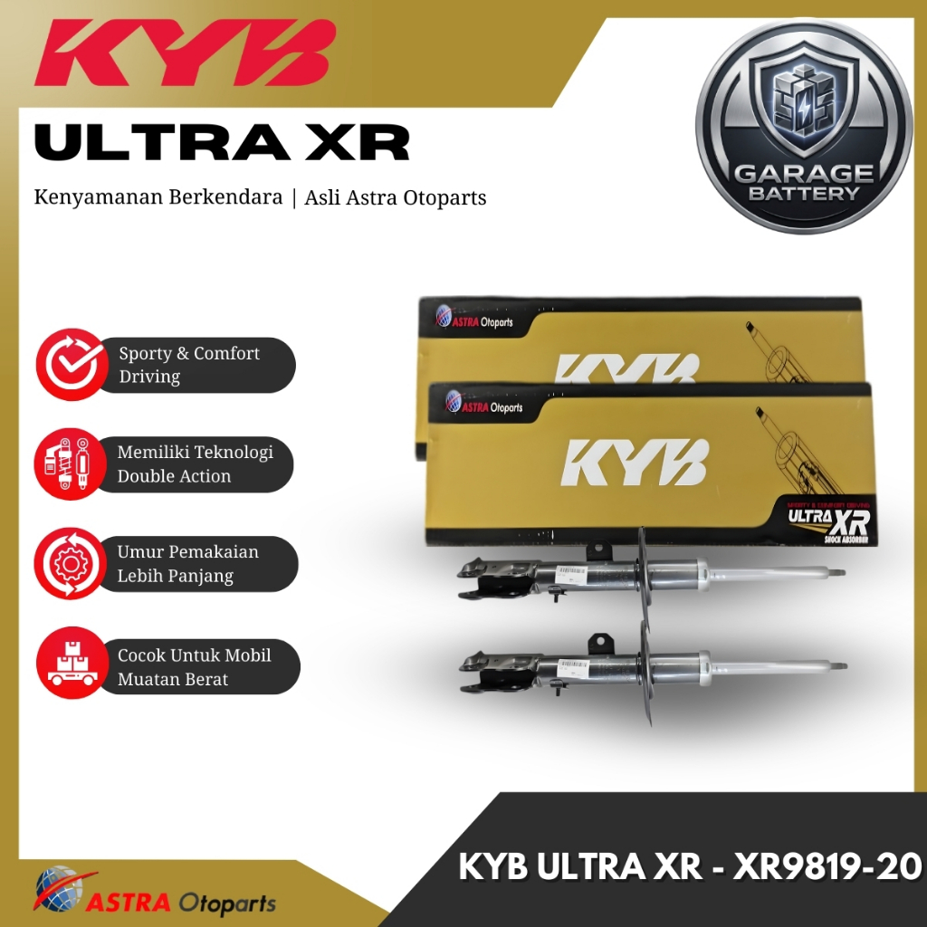 Kayaba / KYB Ultra XR Shockbreaker Mobil Mitsubishi Xpander Depan
