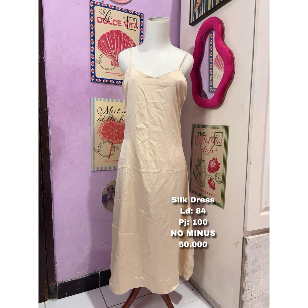 Silk Dress Preloved + ADM