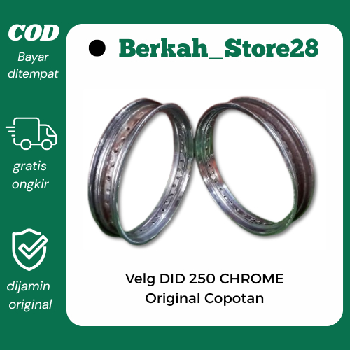 VELG DID 250 RING 17 ORIGINAL COPOTAN MOTOR CHROME