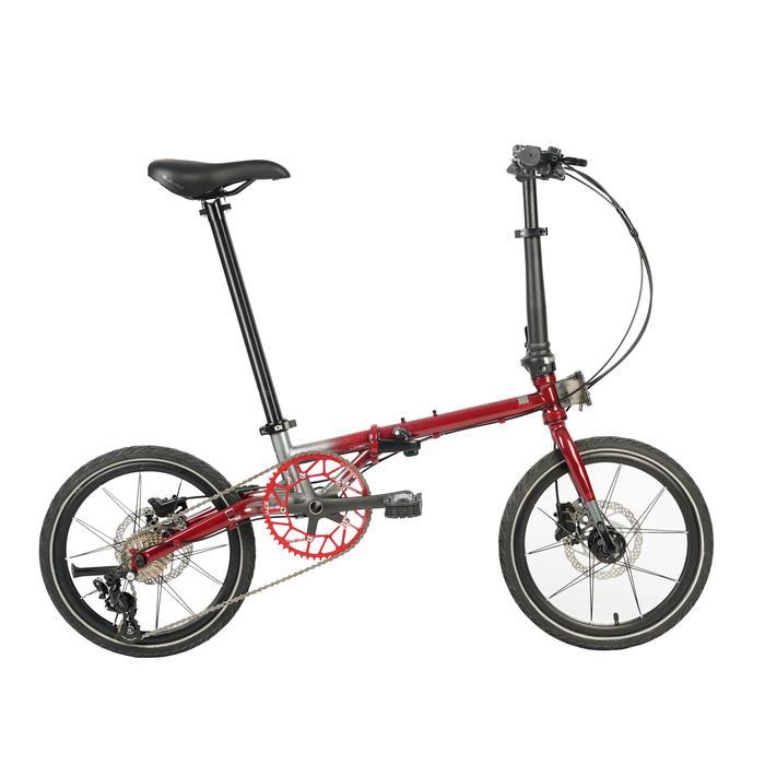 PROMO Element folding bike troy Gradient 10sp 16 inch sepeda lipat element troy 10 gradient 10 speed