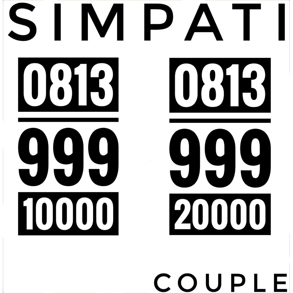 Nomor Cantik Telkomsel Couple