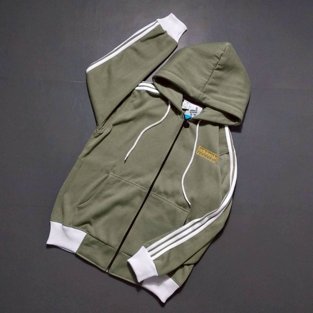 Jacket Hoodie Zipper Spezial Olive unisex Full Teg