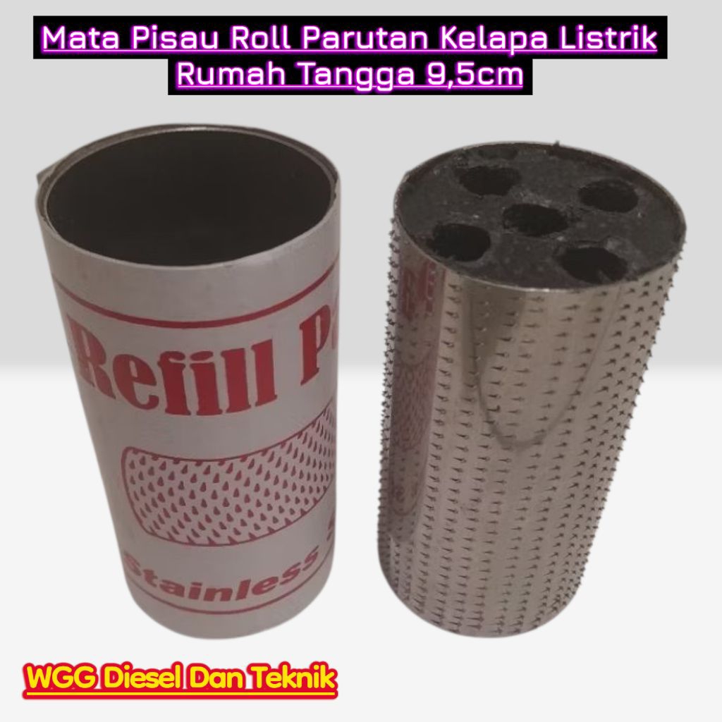 Mata Pisau Roll Parutan Kelapa Listrik Rumah Tangga 9,5cm / Mata Pisau Roll Parutan Kelapa Listrik S