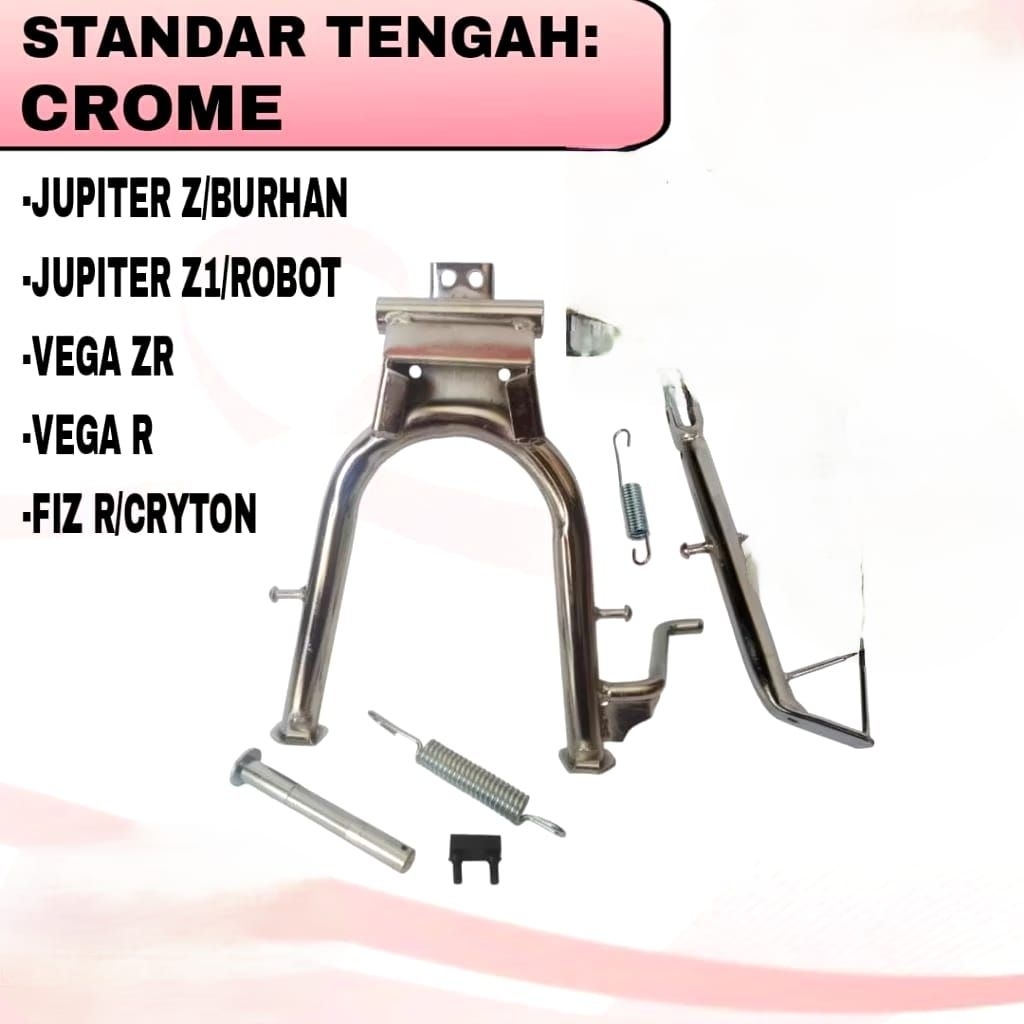 CAGAK TENGAH + CAGAK SAMPING CROME JUPITER Z1 BURHAN ROBOT VEGA ZR VEGA R FIZR CRYPTON STANDAR TENGA