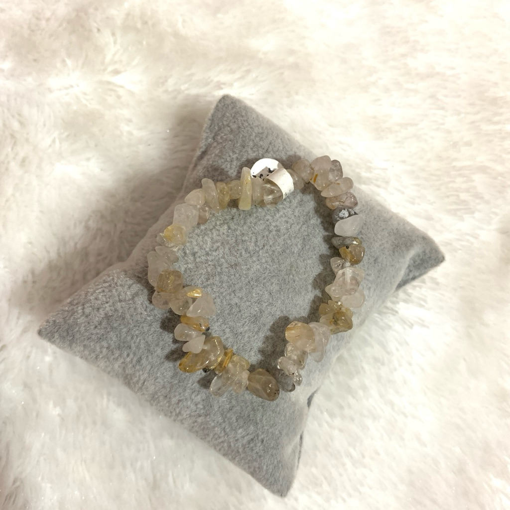 Elas Gelang Batu Kristal | Gelang Batu Kristal Karet Aesthetic