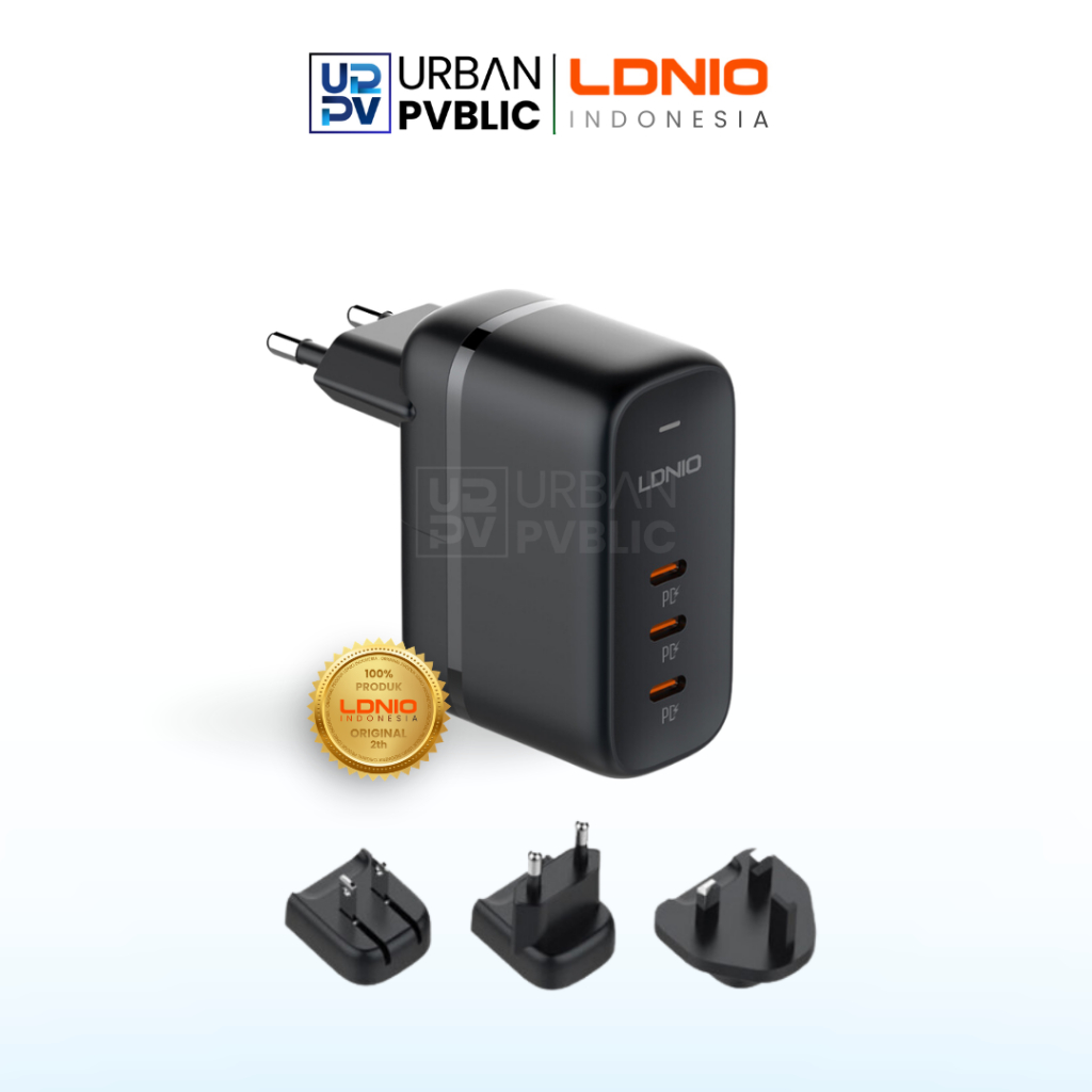 LDNIO Q366 Travel Charger Adapter 65 W GaN Super Fast Charger
