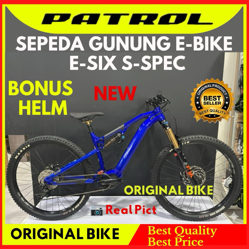 PATROL E-SIX SPACE BLUE Sepeda Patrol E six S