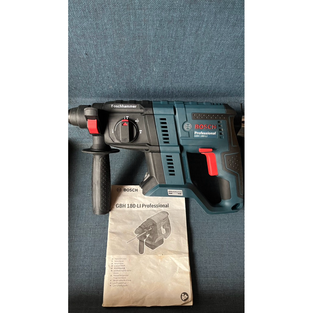 BOSCH 3fungsi GBH 180li second original.(unit only)