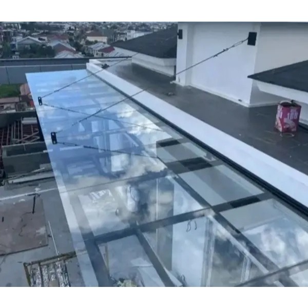kanopi atap kaca 10mm menambah aesthetic rumah anda dengan tukang ahli
