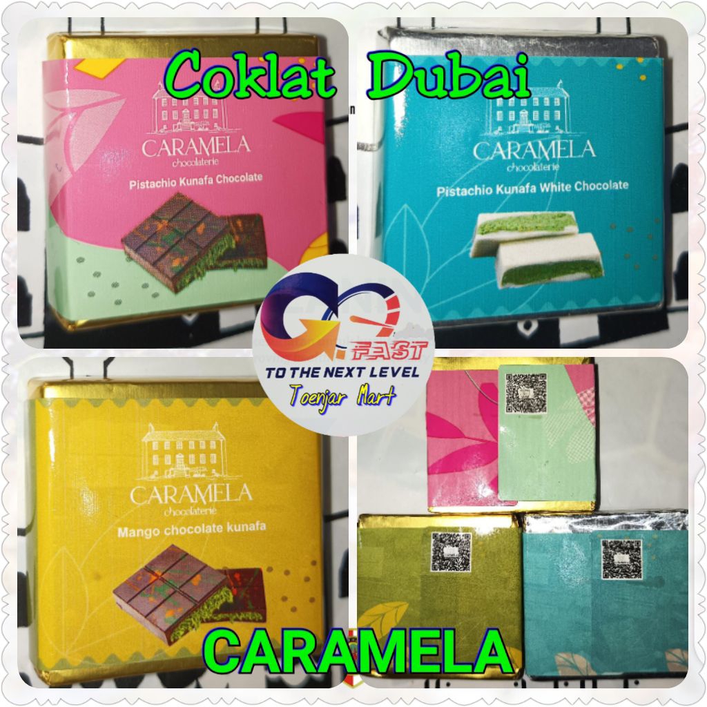Coklat Dubai CARAMELA Original barcode asli dibawa dari Madinah
