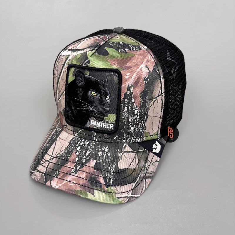 TOPI ORIGINAL GOORIN BROS TRUCKER PANTHER CAMO BLACK