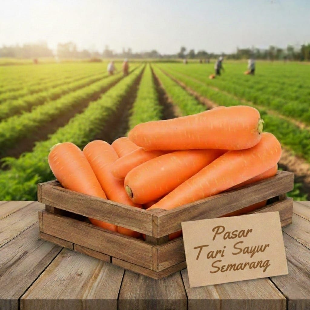 Sayur Wortel Segar Fresh Setiap Hari 500gram  - Pasar Tari Sayur Semarang