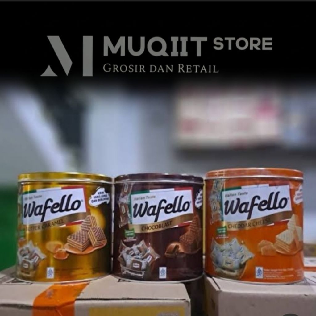 Biskuit Wafer Roma Wafello italian taste 234 gr (Kaleng)