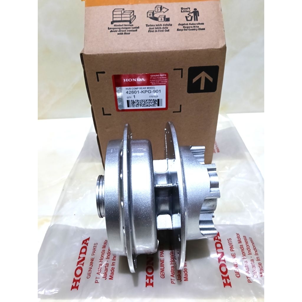 1 set tromol belakang+ bearing+ Bosh tromol belakang Honda Supra x 125 DD Supra x helm in