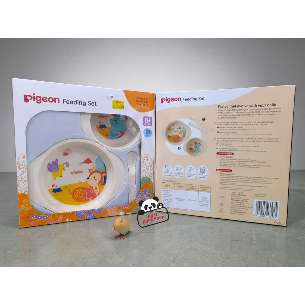 Feeding set / set makan bayi merk Pigeon