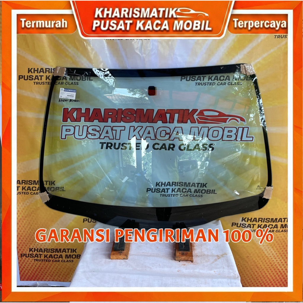 KACA DEPAN MOBIL NISSAN ALMERA