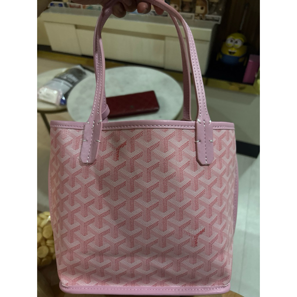 tas goyard pink